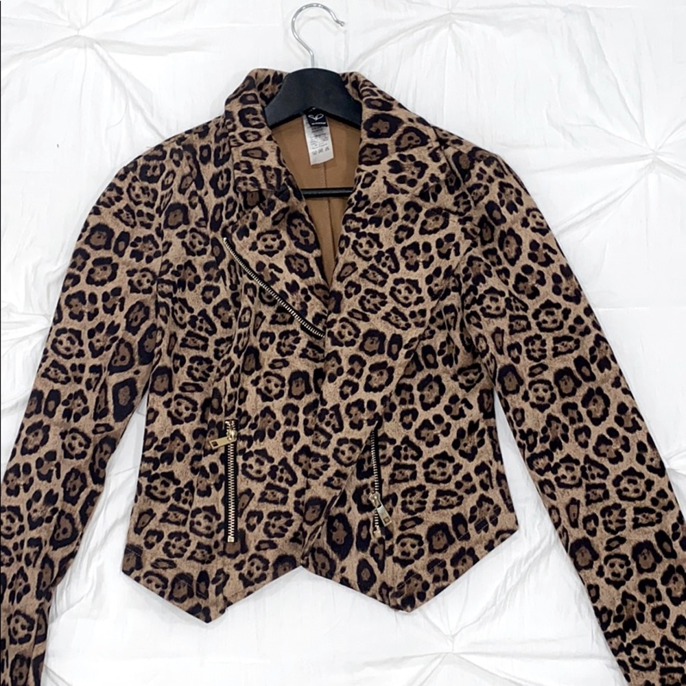 Cheetah print jacket